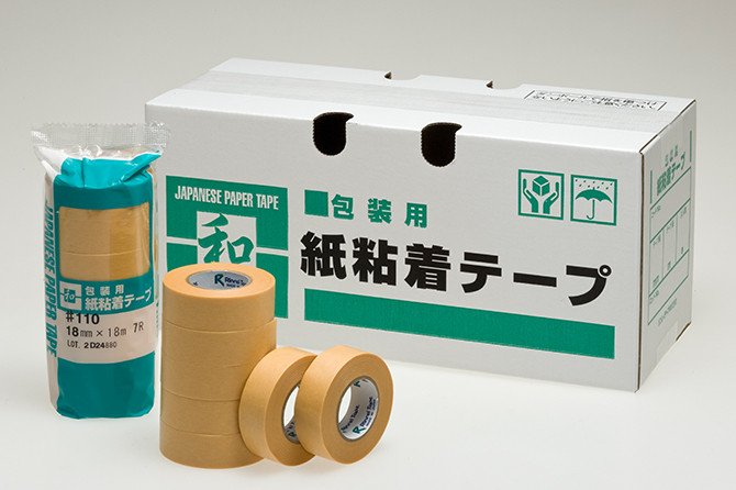 リンレイテープ製 和紙マスキングテープ ＃136  24mm×18m 1箱(500巻入) - 2